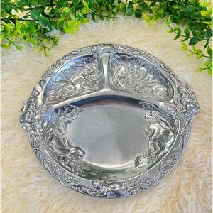 Arthur Court 1997 Silver Metal Baby Plate